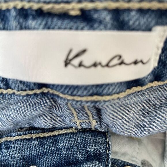 Kancan Distressed Denim Shorts Size Small - Picture 3 of 4